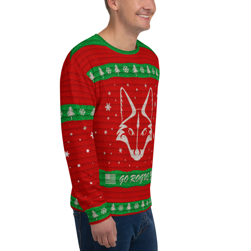 Santa Actual Christmas Sweater by Rogue Dynamics