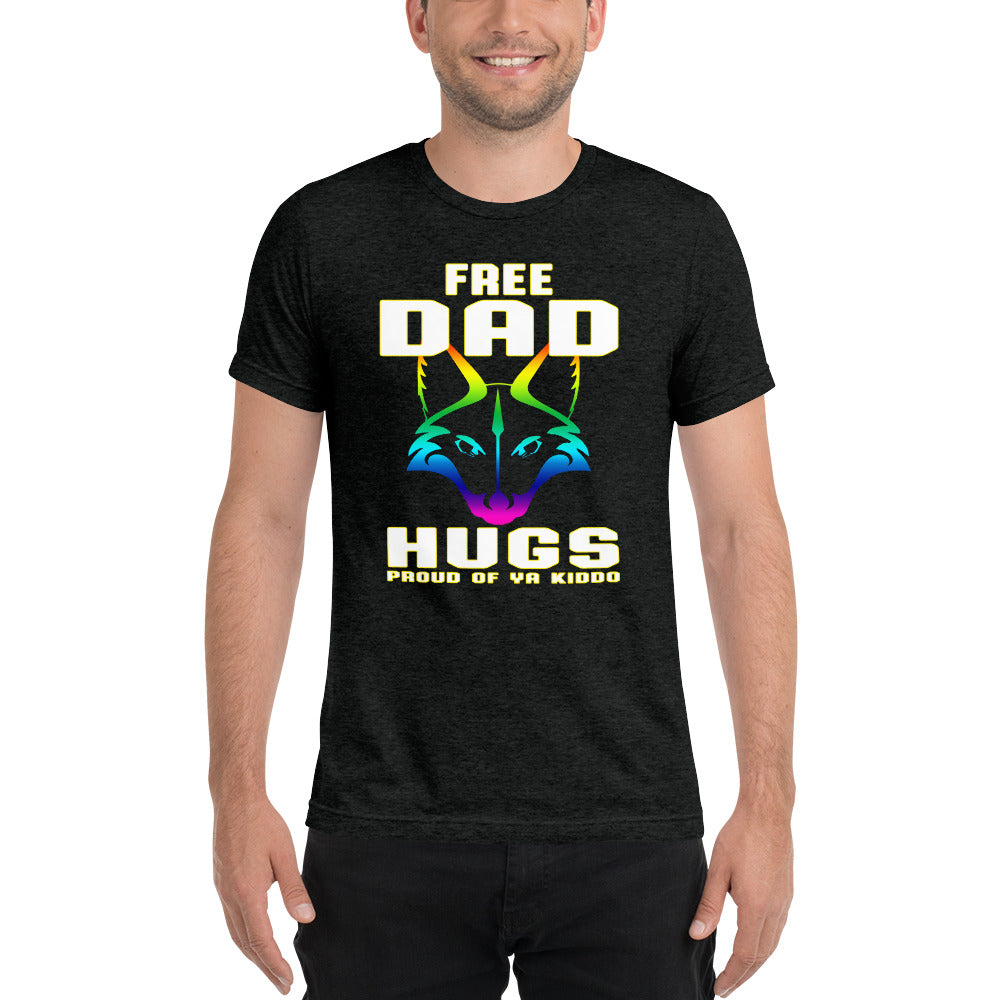 Free Dad Hugs Pride shirt by Rogue Dynamics