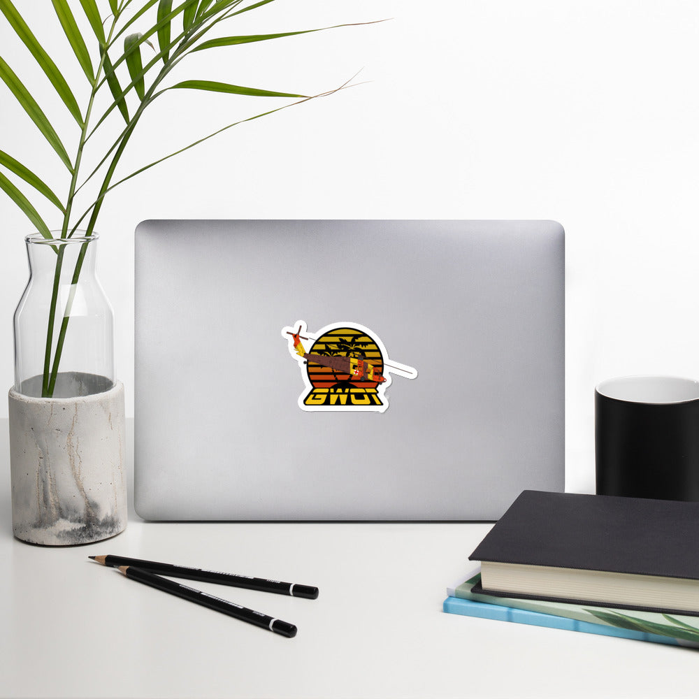 Magnum P.I. MEDEVAC Blackhawk vinyl sticker by Rogue Dynamics
