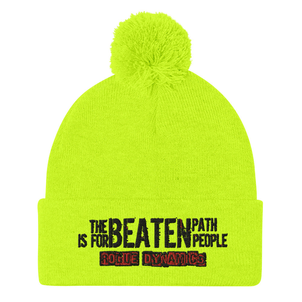 Beaten Path Pom-Pom Beanie by Rogue Dynamics