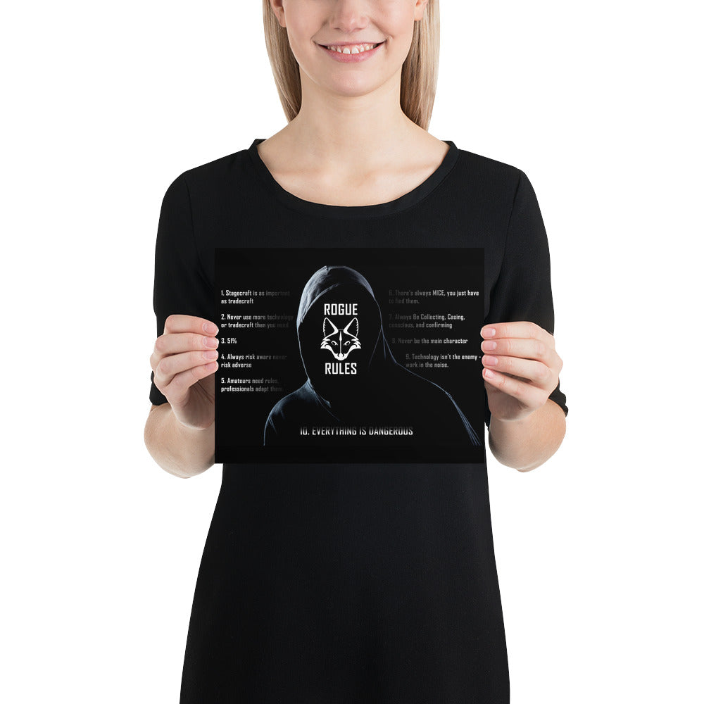 Rogue Rules art print by Rogue Dynamics