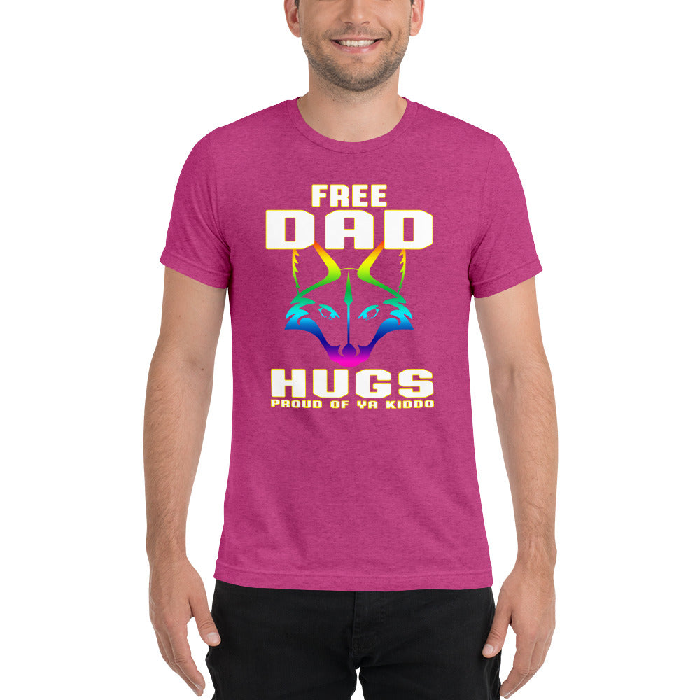 Free Dad Hugs Pride shirt by Rogue Dynamics