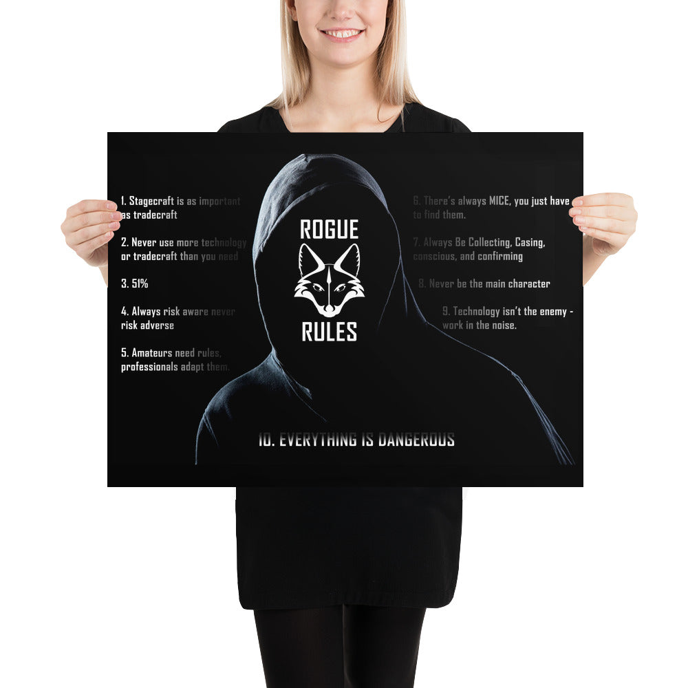Rogue Rules art print by Rogue Dynamics