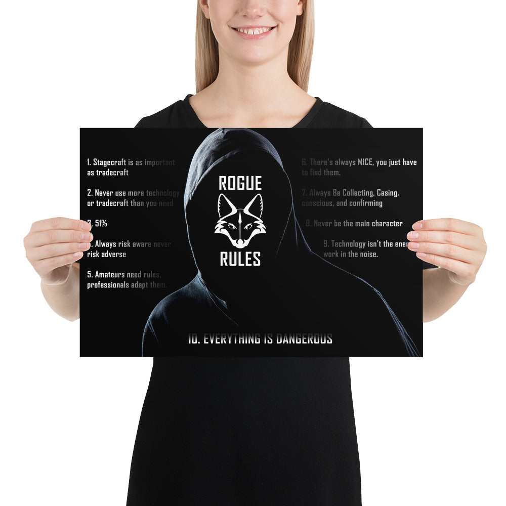 Rogue Rules art print by Rogue Dynamics