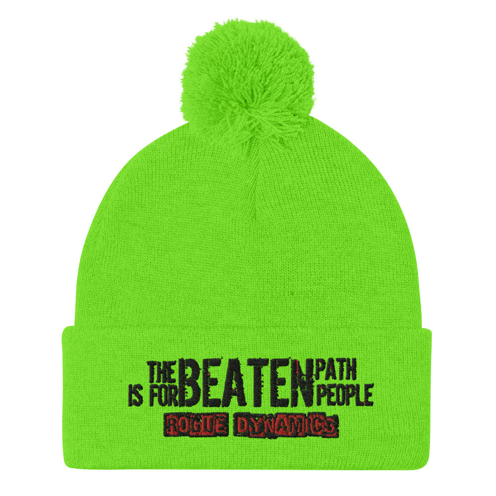 Beaten Path Pom-Pom Beanie by Rogue Dynamics