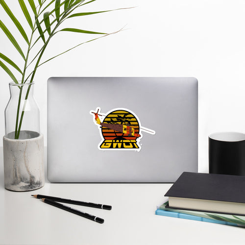 Magnum P.I. Black Hawk vinyl sticker by Rogue Dynamics