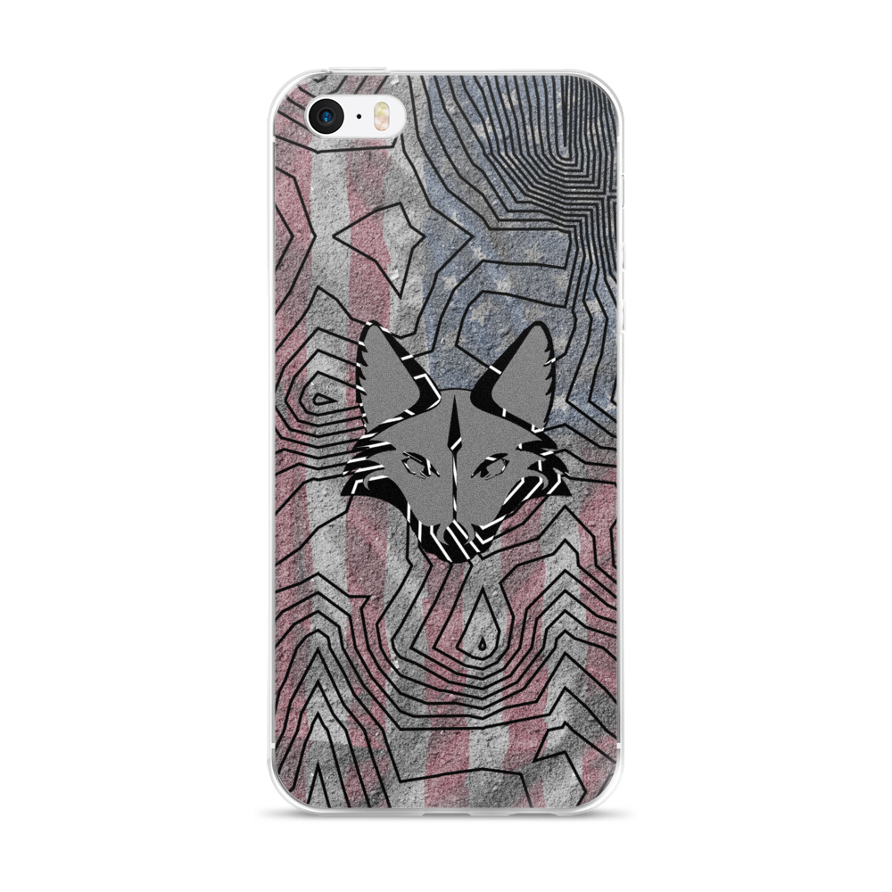 Subdued Topo Map Phone Case