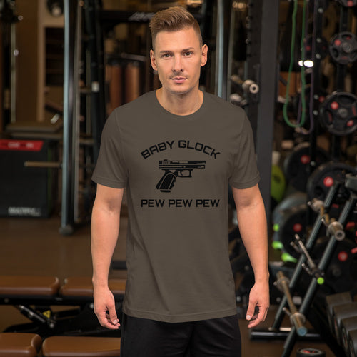 Baby Glock Pew Pew Pew shirt by Rogue Dynamics