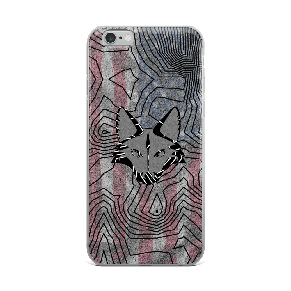 Subdued Topo Map Phone Case