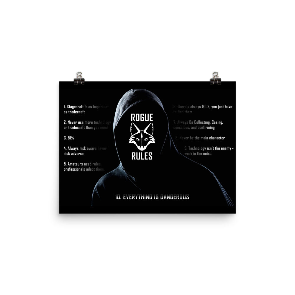 Rogue Rules art print by Rogue Dynamics