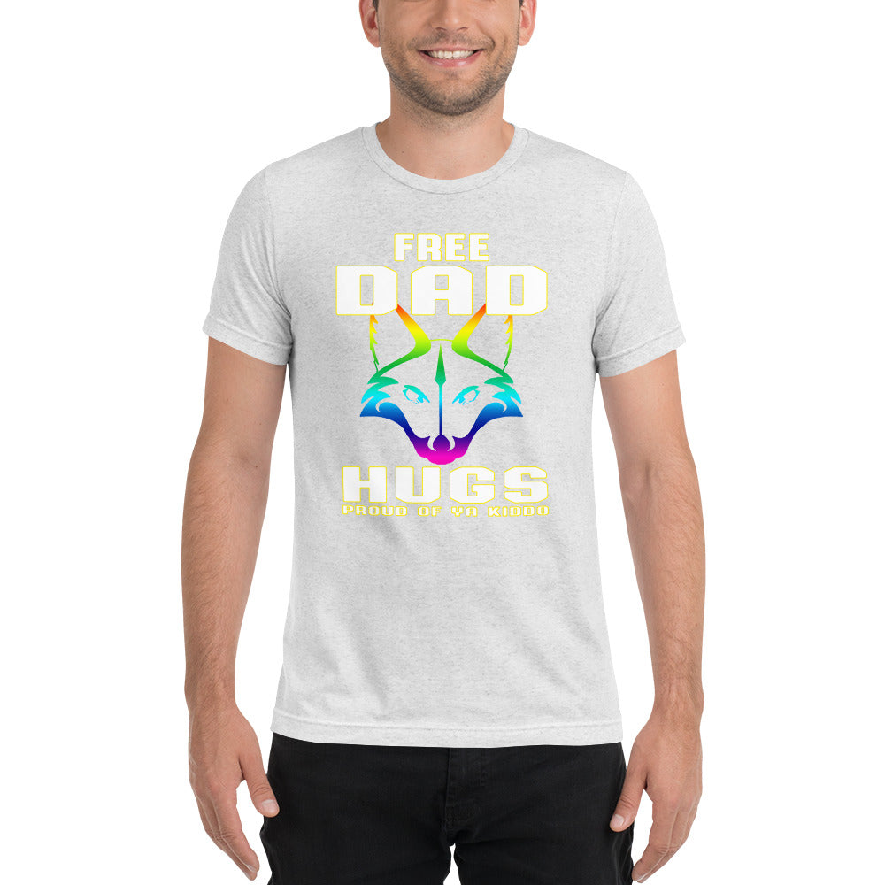 Free Dad Hugs Pride shirt by Rogue Dynamics