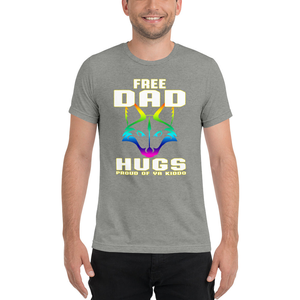 Free Dad Hugs Pride shirt by Rogue Dynamics
