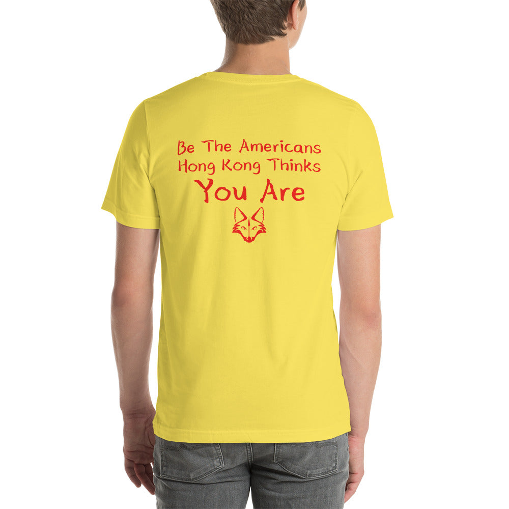 Hong Kong Don't Tread on Them Yellow shirt by Rogue Dynamics