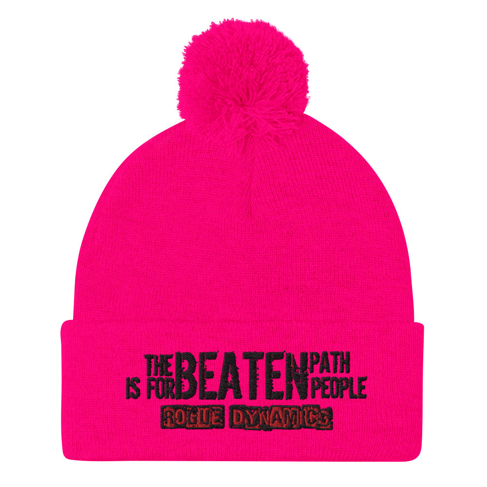 Beaten Path Pom-Pom Beanie by Rogue Dynamics