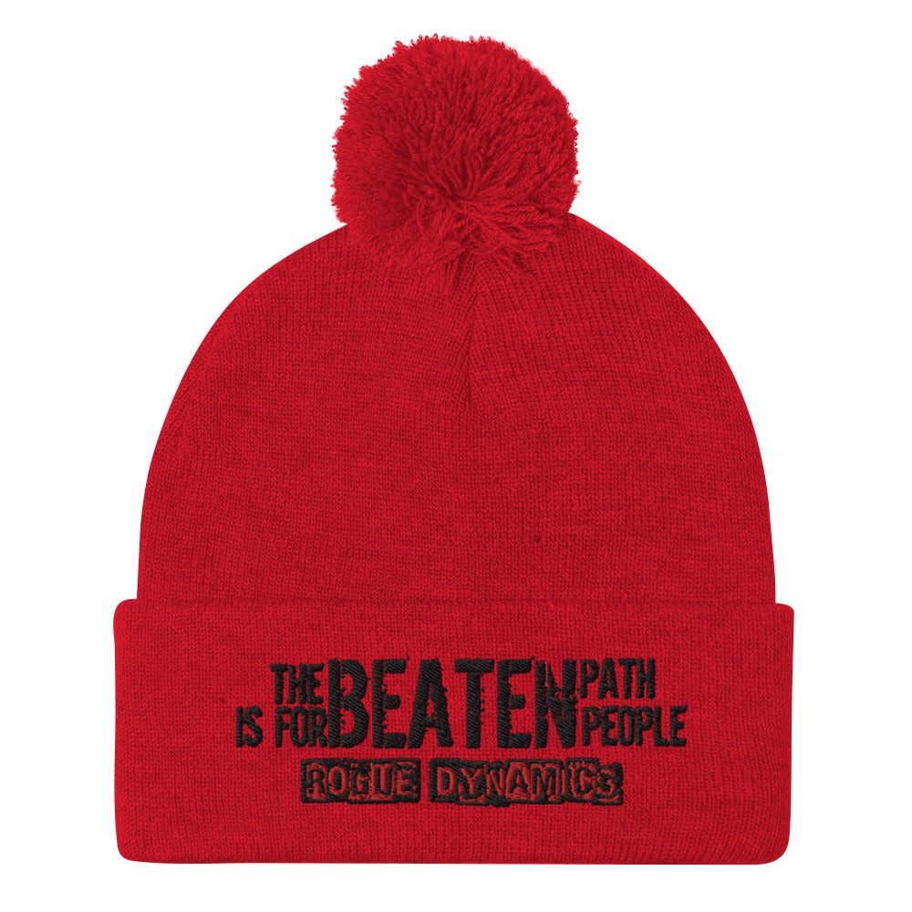 Beaten Path Pom-Pom Beanie by Rogue Dynamics