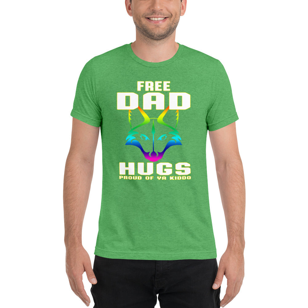 Free Dad Hugs Pride shirt by Rogue Dynamics