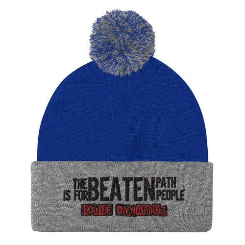 Beaten Path Pom-Pom Beanie by Rogue Dynamics