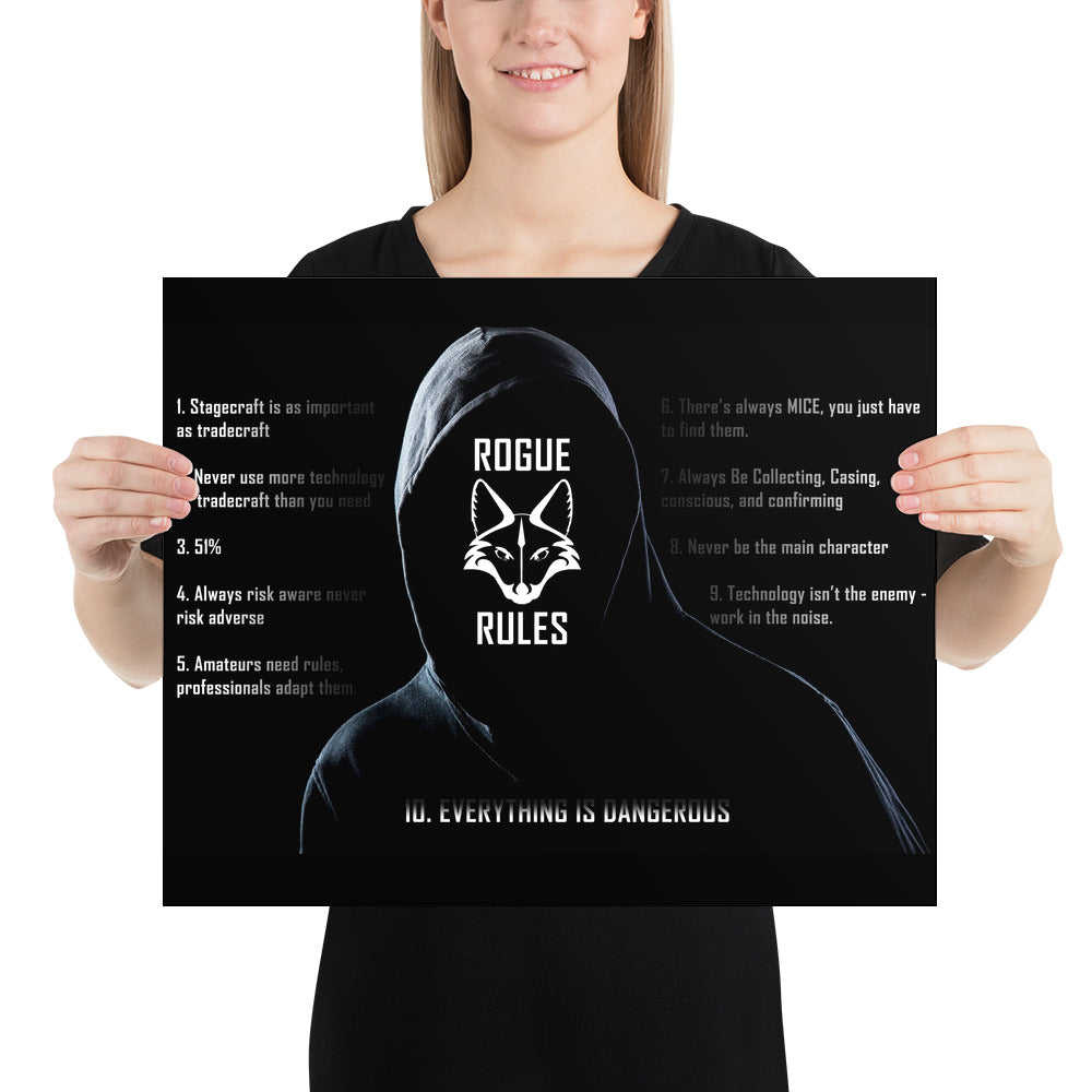 Rogue Rules art print by Rogue Dynamics