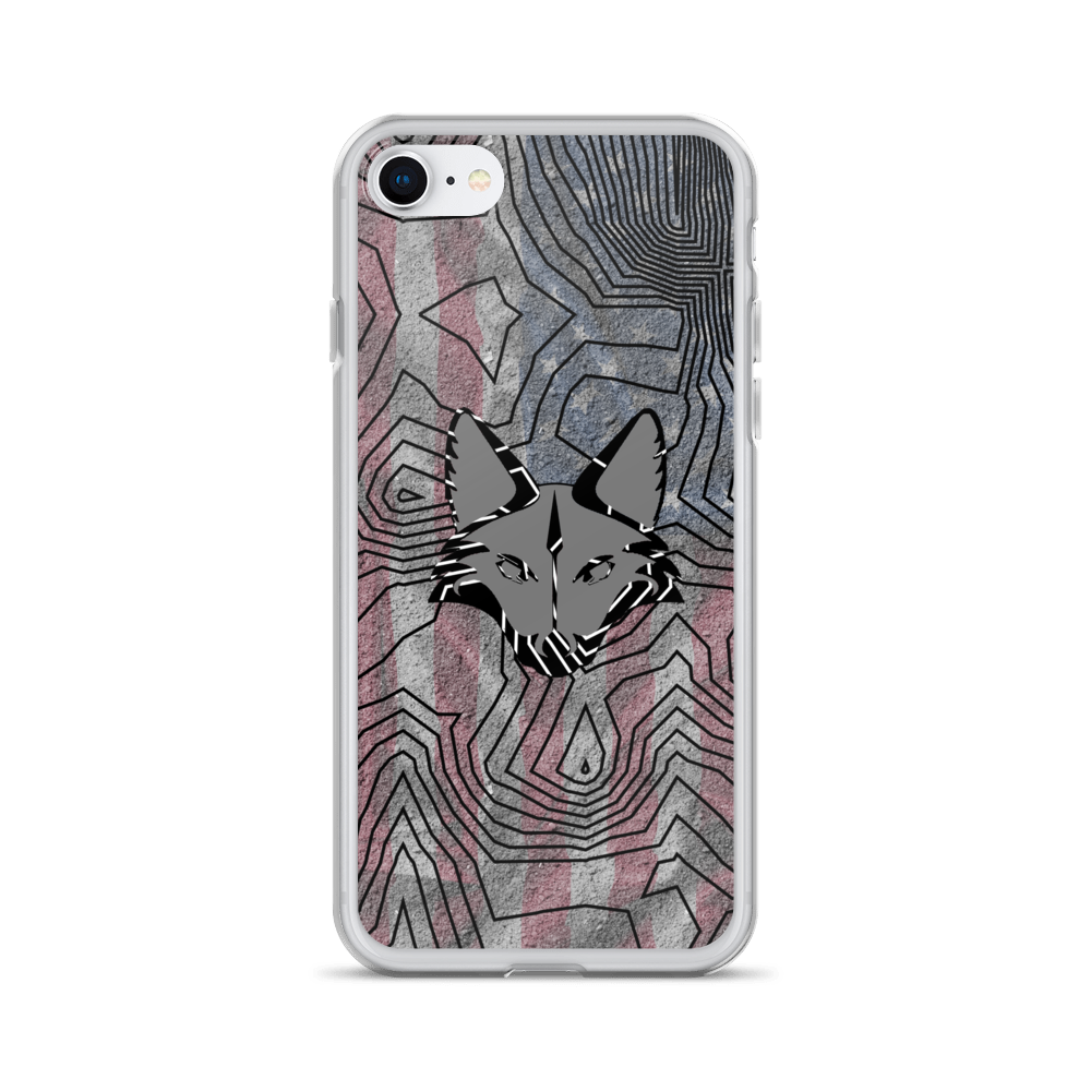 Subdued Topo Map Phone Case