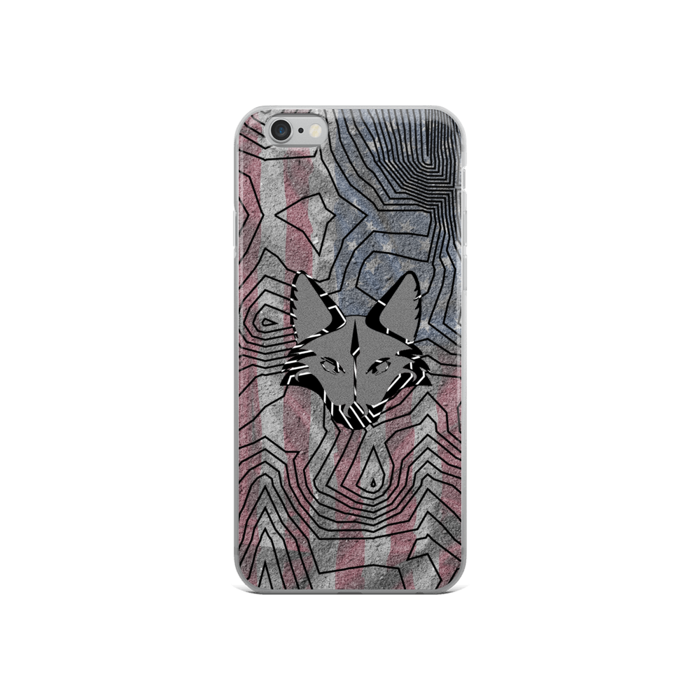 Subdued Topo Map Phone Case