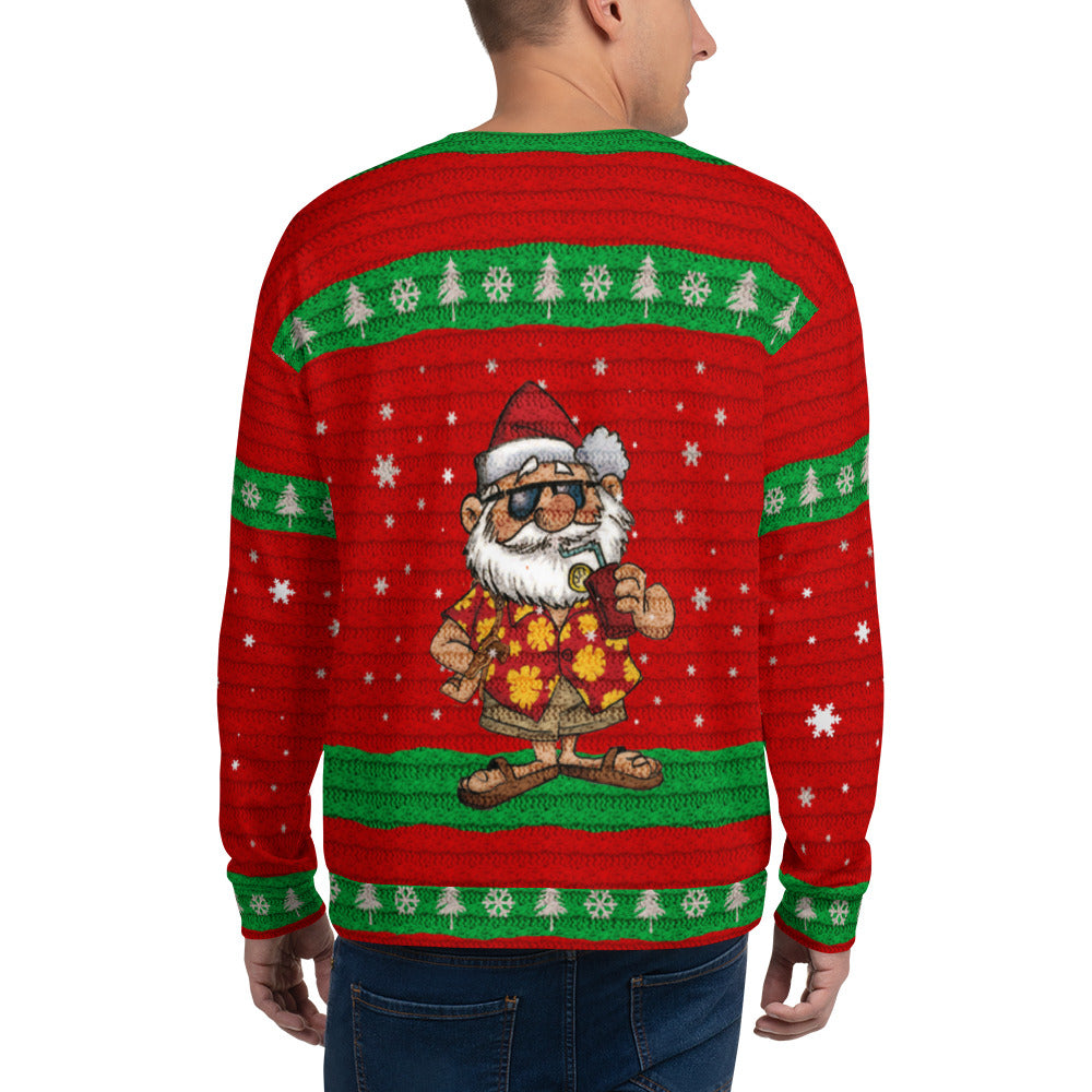 Santa Actual Christmas Sweater by Rogue Dynamics